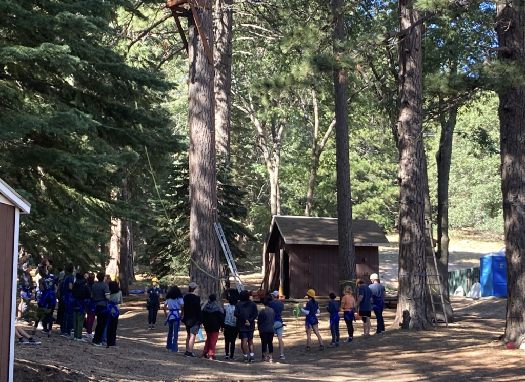Freshmen and sophomores take in the landscape at the Pali Institute Retreat on September 14th